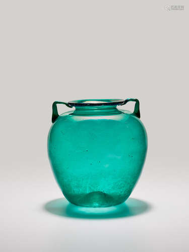 Vittorio Zecchin (1878-1947) Soffiato Vase 1921-25 for MVM Cappellin, model no. 5267, blown and applied glass with iridized surface height 5 1/4in (13.5cm); diameter 4 3/4in (12cm)