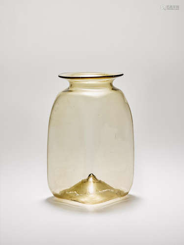 Vittorio Zecchin (1878-1947); attributed to Soffiato Vase circa 1920 for MVM Cappellin, blown glass height 8in (20cm); diameter 4 1/4in (11cm)