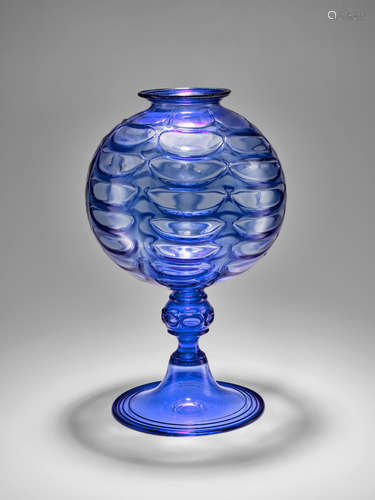 Ercole Barovier (1889-1974); attributed to Fenicio Vase circa 1920 for Vetreria Artistica Barovier, blown glass height 17 1/2in (44.5cm); diameter 9in (23cm)