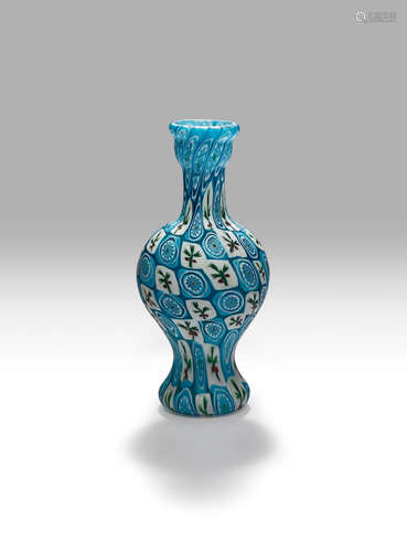 Fratelli Toso (1902-1980) Murrine Vase circa 1920 murrine glass height 6 3/4in (17cm); diameter 3in (7.5cm)