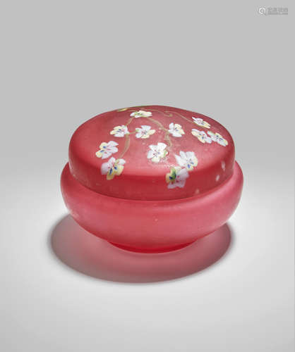 Fratelli Toso (1902-1980) Murrine Flower Bowl and Cover circa 1920 blown and applied glass height 3in (8cm); diameter 4 1/2in (11.5cm)