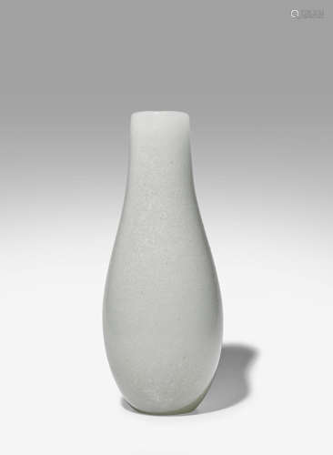 Carlo Scarpa (1906-1978) Vase 1933-34 for Venini, bollicine glass, two line acid stamp 'venini murano' height 16 in (41cm) high; diameter 6in (15cm)