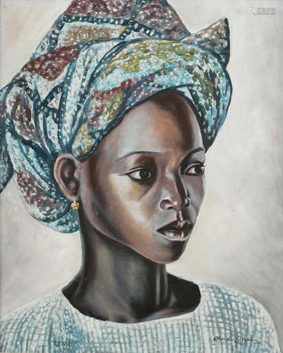 Akinola Lasekan (Nigerian, 1921-1972) Femi