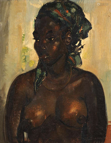 Clement Serneels (Belgian, 1912-1991) Congolese lady