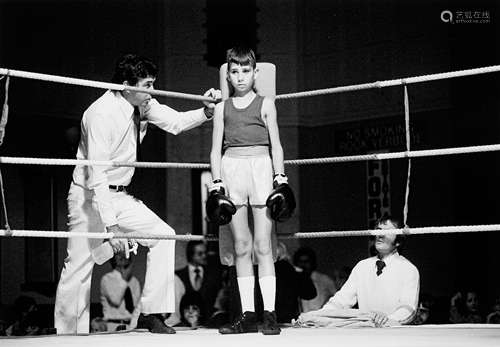 David Goldblatt (South African, born 1930) Before the Fight: amateur boxing at the Town Hall, Boksburg. 1980. image size: 30 x 44.5cm (11 13/16 x 17 1/2in).