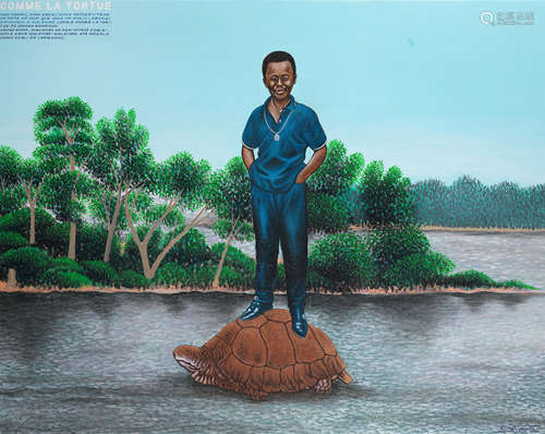 Chéri Samba (Democratic Republic of Congo, born 1956) Comme la Tortue