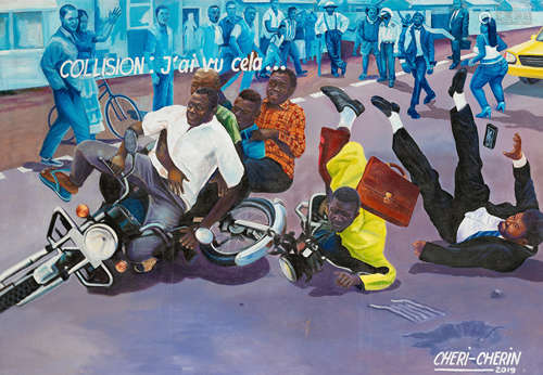 Cheri Cherin (Democratic Republic of Congo, born 1955) 'COLLISION: J'ai vu cela...'