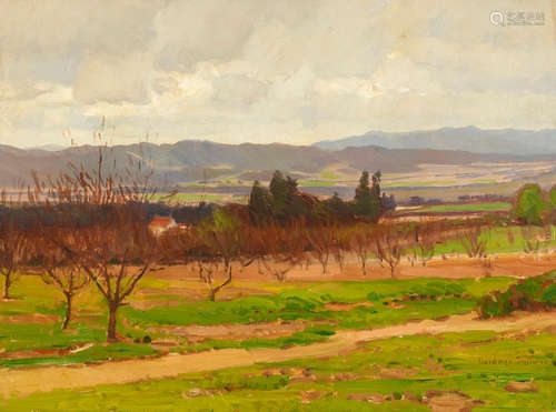 George Gardner Symons (1861-1930) A view across the valley 18 x 24in framed 24 x 30in