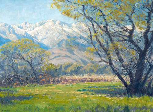 Sam Hyde Harris (1889-1977) Eastern Sierras 22 x 30in framed 32 x 40in