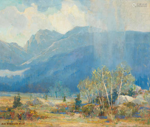 Jack Wilkinson Smith (1873-1949) Passing showers 20 x 24in framed 27 x 31in