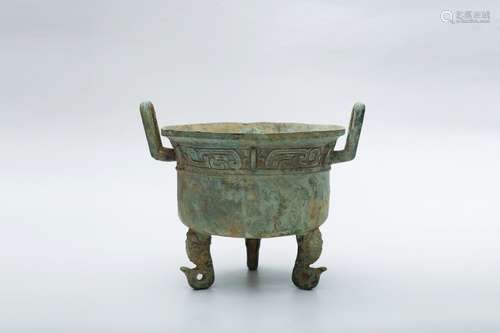 A Chinese Bronze Ware Container