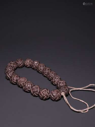 A Chinese Agarwood Bracelet