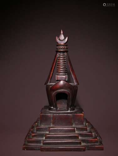 A Chinese Agarwood Pagoda