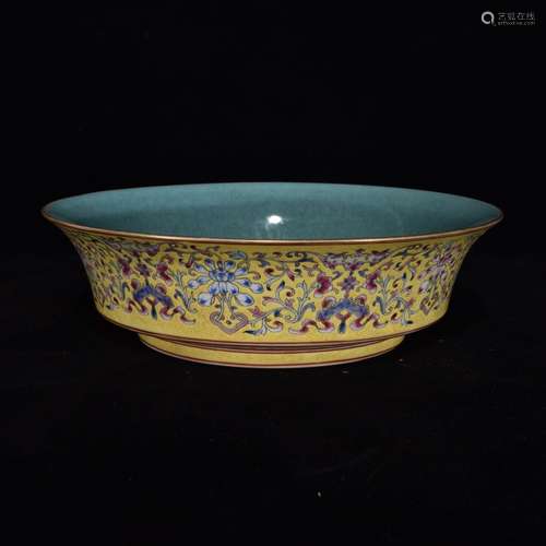 A Chinese Porcelain Famille Rose Landscape Pattern Bowl