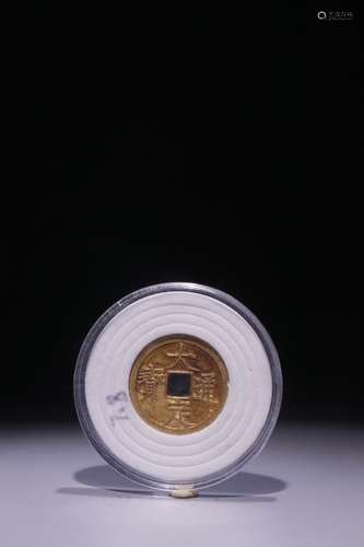 A Chinese Gold Coin