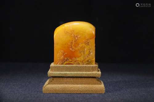 A Chinese Tianhuang Stone Figure Story Carving Seal