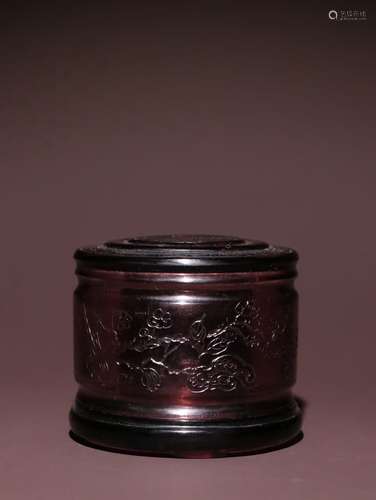 A Chinese Glass Ware Thumb Ring