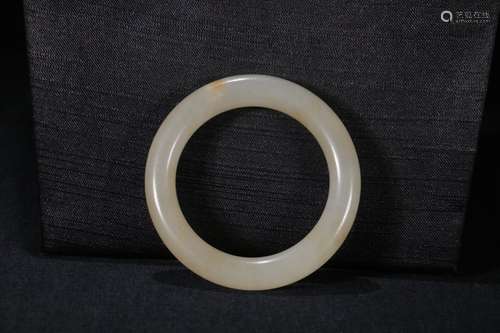 A Chinese Hetian Jade Bangle