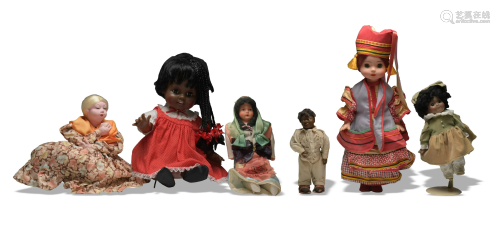 6 African American and Ethnic Dolls