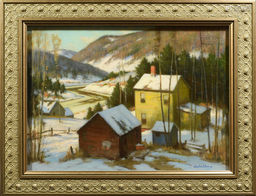 Junius Allen, 'Winter Afternoon', Salmagundi Label