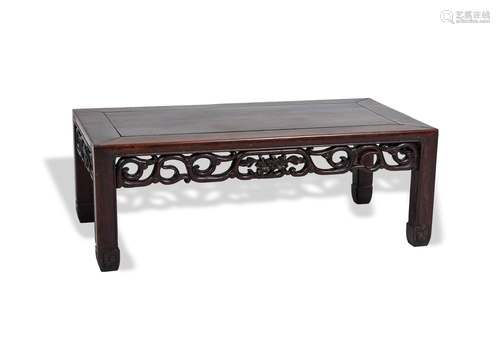 Chinese Hardwood Kang Table, 19th Century