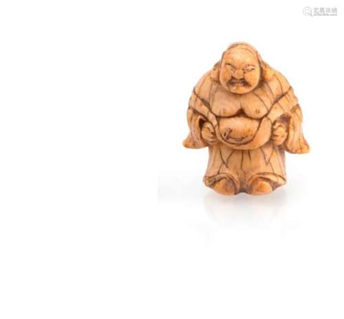 JAPON, époque Meiji (1868 1912) Netsuke en ivoir…