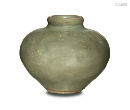 Chinese Longquan Celadon Jar, Yuan