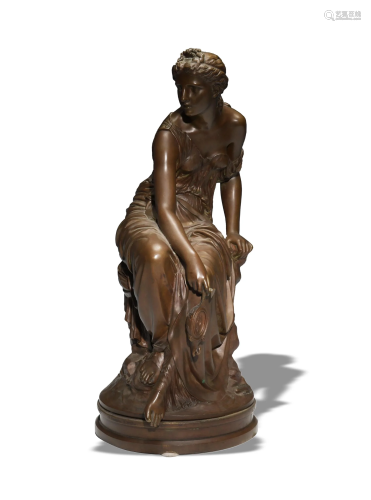 Etienne Henri Dumaige, Bronze Statuette of Hestia