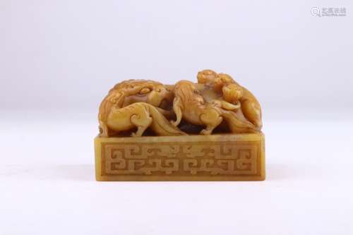 a chinese old collection tianhuang stone sea1,qing dynasty