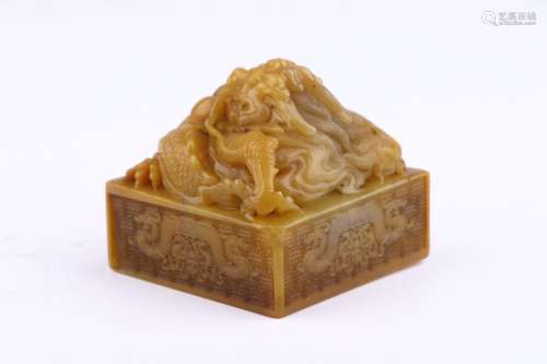 a chinese old collectoin tianhuang stone seal,qing dynasty