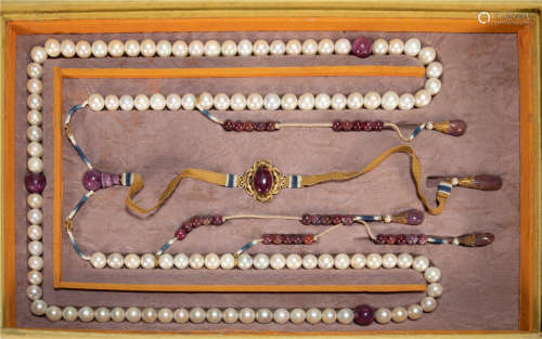 CHINESE  PEARL COURT BEADS