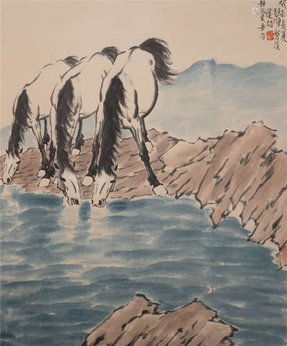 XU BEIHONG,  CHINESE PAINTING AND CALLIGRAPHY