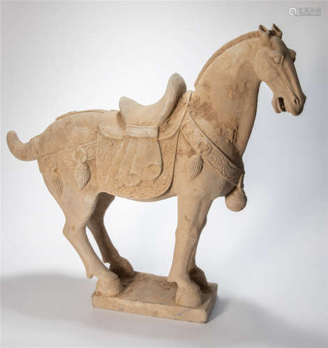 CHINESE STONE CARVING HORSE