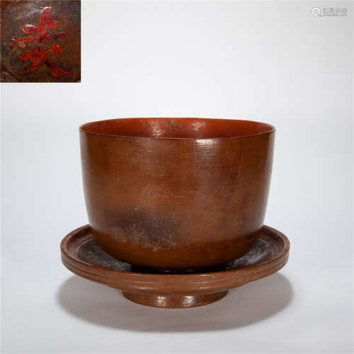 CHINESE LACQUER BOWL