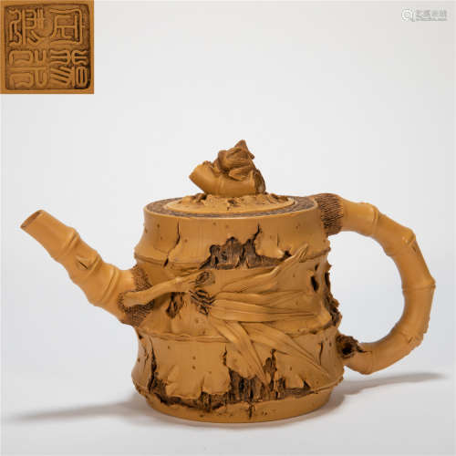 CHINESE  PURPLE SANDS TEAPOT