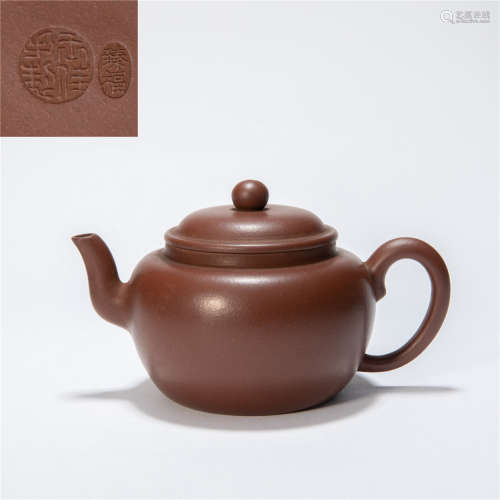CHINESE  PURPLE SANDS TEAPOT
