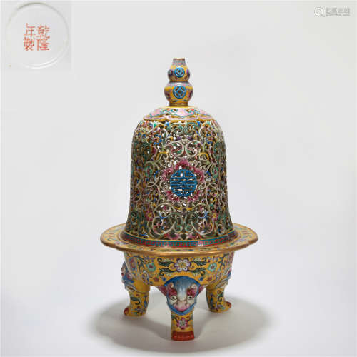 ANCIEN CHINESE FAMILLE VERTE AROMA STOVE