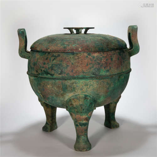 CHINESE BRONZE TRIPOD