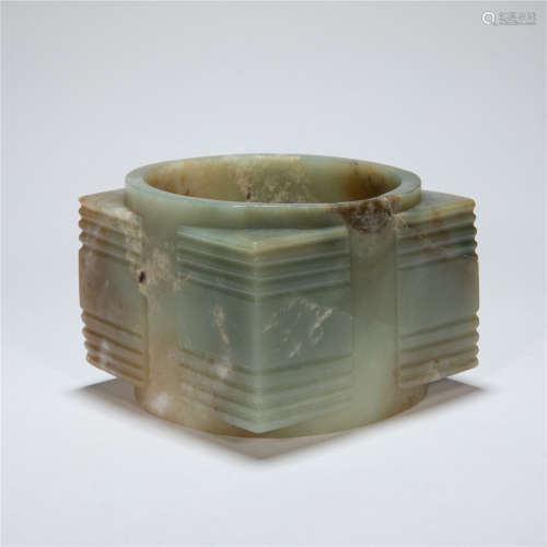 CHINESE  HETIAN JADE CONG