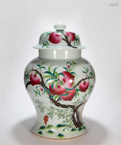 CHINESE MULTICOLORED GENERAL JAR