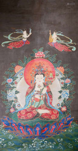 Chinese Exquisite Guanyin Painting