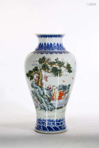 Chinese Famille Rose Porcelain Bottle