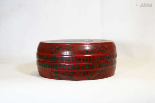 Chinese Qianlong Period Lacquerware Box
