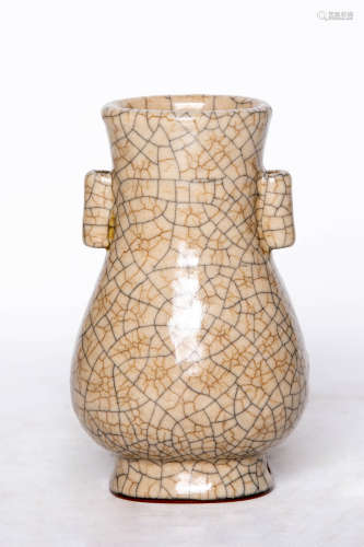 Chinese Jun Kiln Porcelain Binaural Bottle