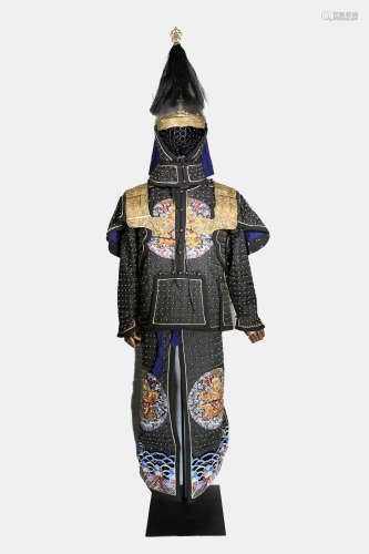 Chinese Armor Of General Shunzhi In Qing Dynasty