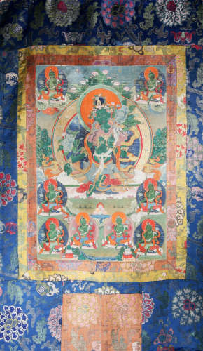 Chinese Exquisite Old Thangka