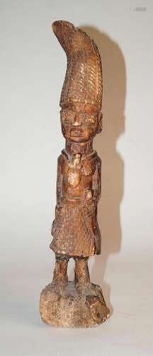 Afrika Würdenträger Figur, Nigeria YorubaKnochen, …