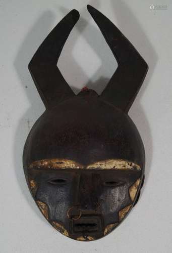 Afrika Maske, Bapende StilH. 44,5 cm, B. 23 cm. Ha…