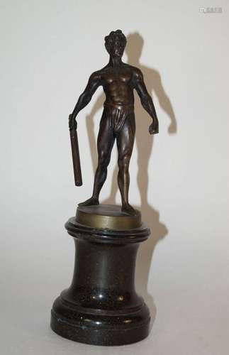 Varia und Sonstiges Bronze FigurH. 21,5 cm. Bronze…