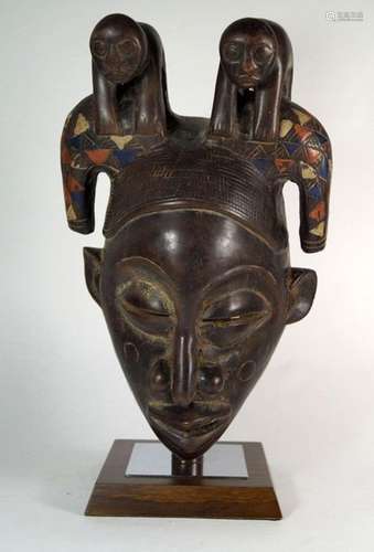 Afrika Maske, in Angola Chokwe StilH. 38 cm, B. Ca…